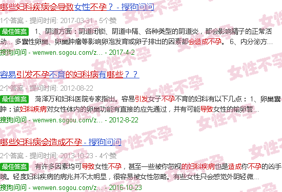 汕头什么样的妇科病会导致不孕